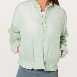 Lululemon Athletica Mint Hooded Jacket SZ2